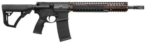 Daniel Defense 0208806027011 DDM4 M4A1 5.56x45mm NATO 30+1 14.50" Threaded Barrel, Black Hard Coat Anodized Receiver, 6 Position Stock w/SoftTouch Overmolding, Flat Dark Earth Handguard