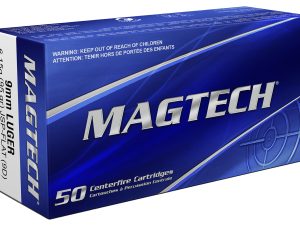 Magtech 9D Range/Training  9mmLuger 95gr Jacketed Soft Point Flat 50 Per Box/20 Case