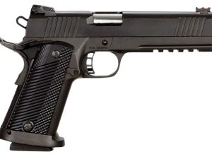 Rock Island 51679 Tac Ultra FSHC 9mm Luger Caliber with 5" Barrel, 17+1 Capacity, Overall Black Parkerized Finish Steel, Picatinny Rail/Beavertail Frame, Serrated Slide & Black G10 Grip