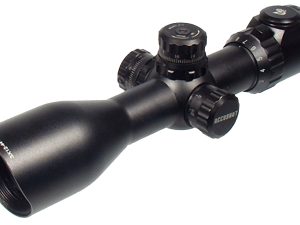 UTG SCP3-UM312AO Accushot  Black Hardcoat Anodized 3-12x 44mm 30mm Tube Illuminated Red/Green Mil-Dot Reticle