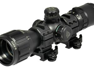 UTG SCP-M392AOLW BugBuster  Black Hardcoat Anodized 3-9x32mm 1" Tube Illuminated Red/Green Mil-Dot Reticle