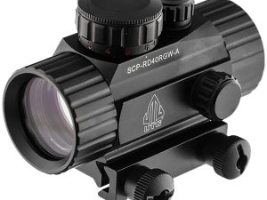 UTG SCPRD40RGWA ITA  Black Anodized 1x 38mm Tube 4 MOA Red/Green CBQ Dot Reticle