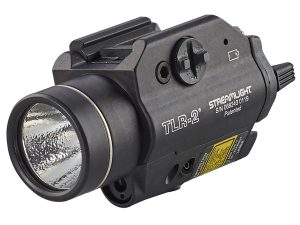 Streamlight 69120 TLR-2 Gun Light  Black Anodized 300 Lumens White C4 LED/Red Laser