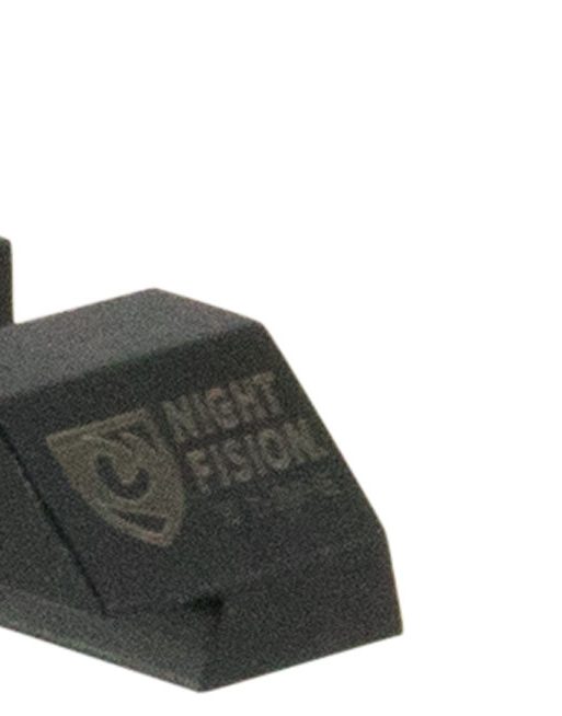 Night Fision GLK001007WGZ Tritium Night Sights For Glock  Green Tritium White Outline Front Sight- Green Tritium Black Outline Rear Sight Glock 17/17L/19/22