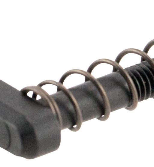 Strike Industries ARSMCFDE Magazine Catch  made of Black Steel with Flat Dark Earth 6061-T6 Aluminum Release Button for AR-Platform