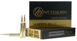 Weatherby F653130SCO Select Plus  6.5-300WthbyMag 130gr Swift Scirocco II 20 Per Box/10 Case