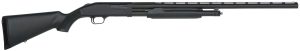 Mossberg 56420 500 All Purpose Full Size 12 Gauge Pump 3" 5+1 28" Matte Blued Vent Rib Barrel, Matte Blued Integral Scope Mount Steel Receiver, Fixed Black Synthetic Stock, Right Hand, Accu-Set Chokes