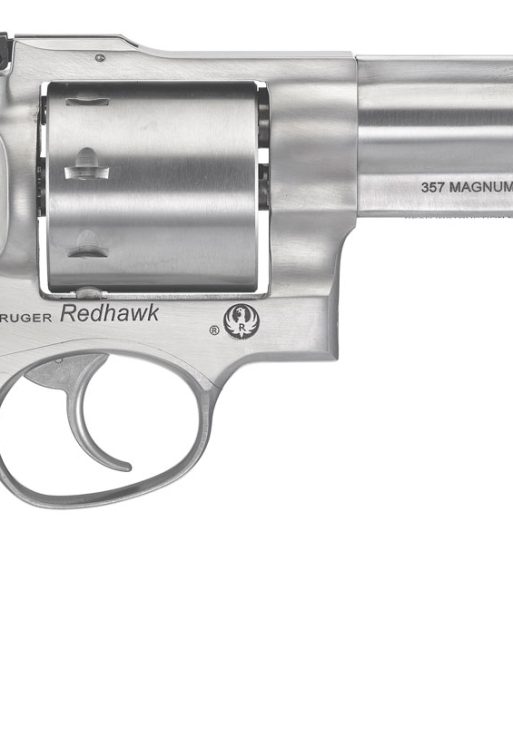 Ruger 5060 Redhawk  357 Mag  5.50" Barrel 8rd Triple-Locking Cylinder, Satin Stainless Steel, Hardwood Grip, Transfer Bar Safety