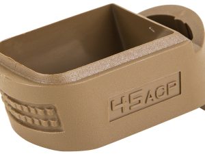 Springfield Armory XD5007 Mag Sleeve  made of Polymer with Flat Dark Earth Finish & 1 Piece Design for 45 ACP Springfield XD Magazine