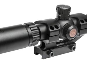 Truglo TG8514BT Tru-Brite 30 1-4x 24mm Obj Wide FOV 30mm Tube Black Finish Duplex Mil-Dot
