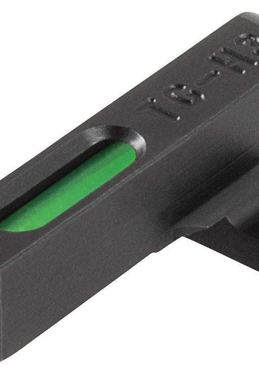 TruGlo TG13BR1PC TFX Pro  Black | Green Tritium & Fiber Optic Orange Outline Front Sight