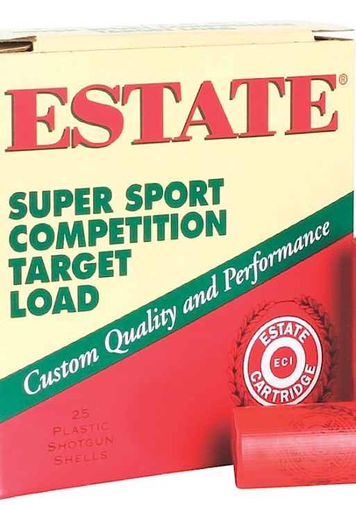 Estate Cartridge SS12H75 Super Sport Competition Target 12Gauge 2.75" 1 1/8oz 7.5Shot 25 Per Box/10 Case