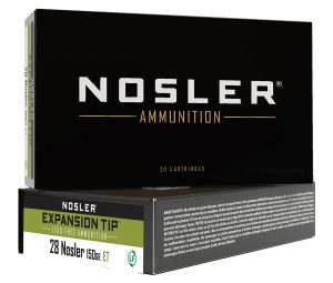 Nosler 40039 E-Tip  28Nosler 150gr E Tip Lead Free 20 Per Box/10 Case