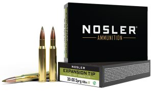 Nosler 40036 E-Tip  30-06Springfield 168gr E Tip Lead Free 20 Per Box/10 Case