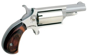 North American Arms 22MCB Companion  SAO 22 Mag #11 Percussion 1.63" 5 Shot Stainless Frame Stainless, Cylinder & Barrel Rosewood Birdshead Grip