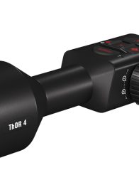 ATN TIWST4387A Thor 4 384 Thermal Rifle Scope Black Anodized 7-28x Multi Reticle 384x288 Resolution Features Rangefinder