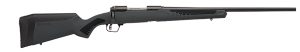 Savage Arms 57061 110 Hunter Full Size 223 Rem 4+1 22" Matte Black Button-Rifled Barrel, Matte Black Drilled & Tapped Carbon Steel Receiver, Adj AccuStock Matte Gray Synthetic Stock, Right Hand