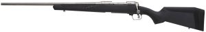 Savage Arms 57056 110 Storm Full Size 270 Win 4+1 22" Matte Button-Rifled Barrel, Matte Drilled & Tapped Stainless Steel Receiver, AccuStock Matte Gray Synthetic Stock, Left Hand