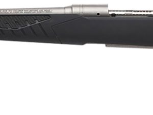Savage Arms 57059 110 Storm Full Size 300 Win Mag 3+1 24" Matte Button-Rifled Barrel, Matte Drilled & Tapped Stainless Steel Receiver, AccuStock Matte Gray Synthetic Stock, Left Hand