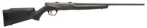 Savage Arms 70840 B17 F Compact 17 HMR 10+1 18" Matte Black Button Rifled Barrel, Matte Black Drilled & Tapped Carbon Steel Receiver, Matte Black Fixed Synthetic Stock, Left Hand
