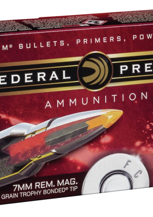 Federal PR7TT1 Premium  7mmRemMag 160gr Trophy Bonded Tip 20 Per Box/10 Case