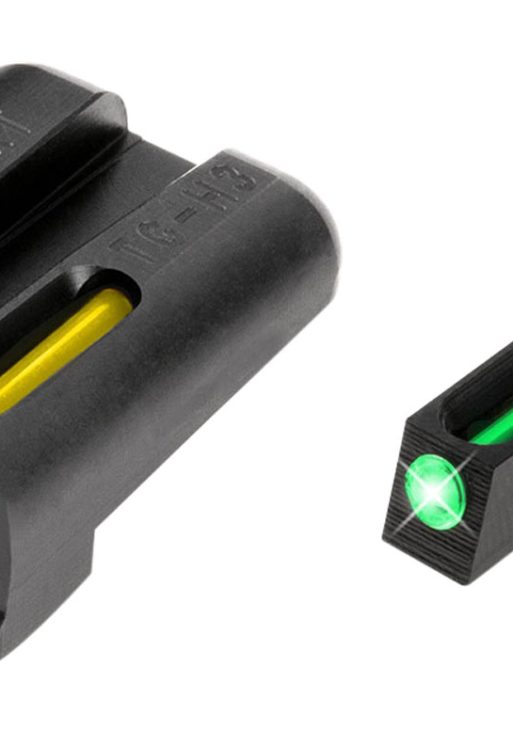 TruGlo TG131XTY TFO  Green/Tritium/Fiber Optic Front Sight-Yellow/Tritium/Fiber Optic Rear Sight Springfield Armory XD