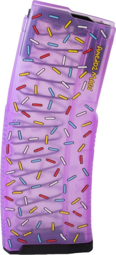 Amend2 MOD C AR-15 Mag - Translucent Pink Sprinkle Donut | 30rd | 5.56 NATO
