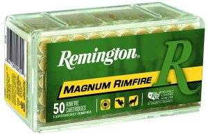 Remington Ammunition 21172 Magnum Rimfire  22WMR 40gr Pointed Soft Point 50 Per Box/40 Case