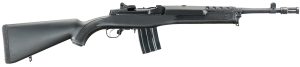 Ruger 5847 Mini-14 Tactical 223 Rem/5.56x45mm NATO 20+1 16.12"  Threaded Factory Installed Flash Suppressor Barrel, Blued Alloy Steel, Synthetic Stock, Optics Ready