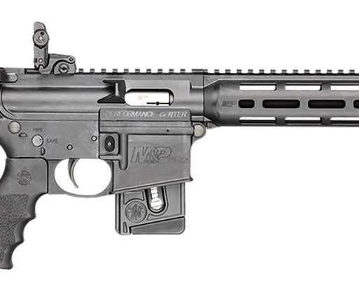 Smith & Wesson 11507 M&P15-22 Performance Center Sport *MA,MD,NJ Compliant 22 LR Caliber with 10+1 Capacity, 18" Barrel, Matte Black Metal Finish & Fixed Vltor Black Synthetic Stock Right Hand