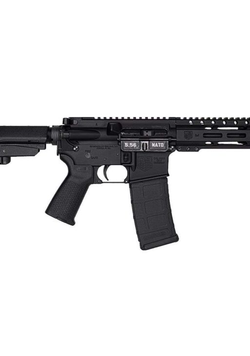 Diamondback Firearms Carbon DB-15 5.56 NATO Semi-Auto Pistol - Black | 7" Threaded Barrel | SBA3 Arm Brace | 1x30rd Mag