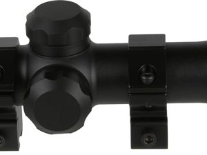 TruGlo TG8504BR Compact  Matte Black 4x32mm 1" Tube Duplex Reticle