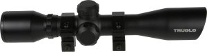 TruGlo TG8504BR Compact  Matte Black 4x32mm 1" Tube Duplex Reticle