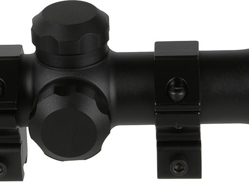 TruGlo TG8504BR Compact  Matte Black 4x32mm 1" Tube Duplex Reticle