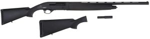TriStar 24130 Viper G2 Combo Compact 20 Gauge Semi-Auto 3" 5+1 24" Black Vent Rib Barrel, Black Steel Receiver, Two Fixed Black Synthetic Stocks, Right Hand