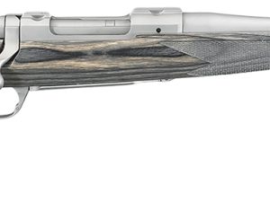 Ruger 17111 Hawkeye Compact Compact 7mm-08 Rem 4+1 16.50"  Matte Stainless Steel Barrel, Integral Scope Mounts Stainless Steel Receiver, Black Fixed Laminate Stock