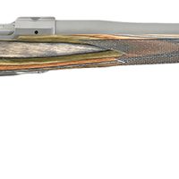 Ruger 17123 Hawkeye Predator Full Size 204 Ruger 5+1 24" Matte Stainless Steel Barrel, Integral Scope Mounts Stainless Steel Receiver, Green Mountain Fixed Laminate Stock