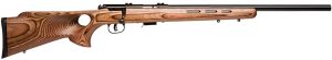 Savage Arms 96250 93R17 BTV 17 HMR Caliber with 5+1 Capacity, 21" Barrel, Matte Blued Metal Finish & Fixed Thumbhole Natural Brown Stock Right Hand (Full Size)