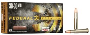 Federal P3030G Premium  30-30Win 150gr Barnes TSX 20 Per Box/10 Case