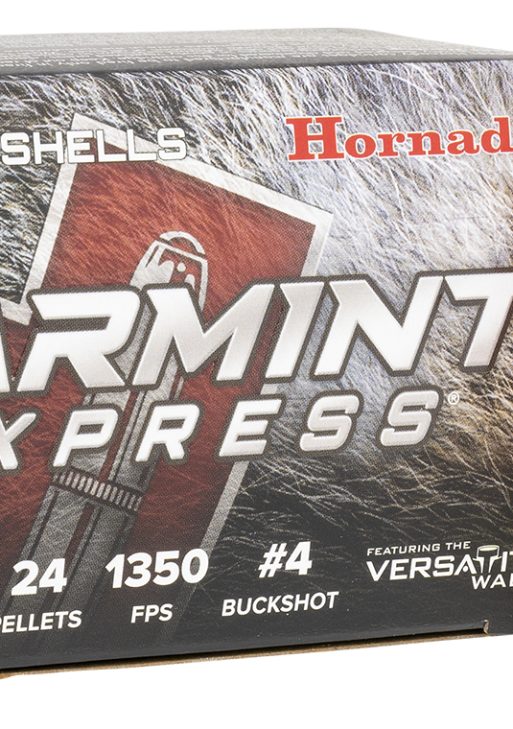 Hornady 86243 Varmint Express  12 Gauge 2.75" 4 Buck Shot 10 Per Box/ 10 Case