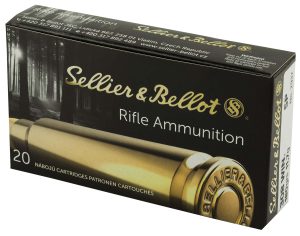 Sellier & Bellot SB308C Rifle  308Win 180gr Soft Point 20 Per Box/25 Case