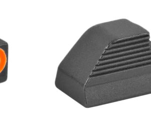 AmeriGlo GL353 Protector Sight Set for Glock  Green Tritium Orange Outline Front Sight-Black Serrated Rear Sight