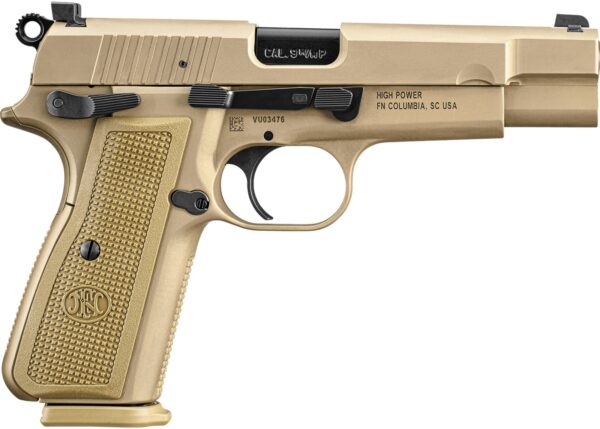 FNM HIGH PWR 9MM DA FDE 10RD