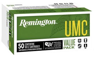 Remington Ammunition 23712 UMC Value Pack 30Carbine 110gr Full Metal Jacket 50 Per Box/10 Case
