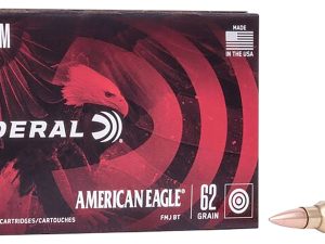 Federal AE223N American Eagle Rifle 223Rem 62gr Full Metal Jacket Boat Tail 20 Per Box/25 Case