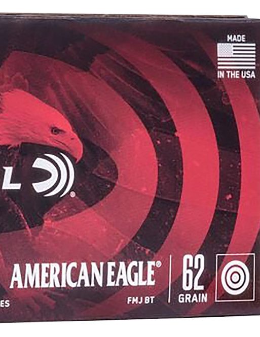 Federal AE223N American Eagle Rifle 223Rem 62gr Full Metal Jacket Boat Tail 20 Per Box/25 Case