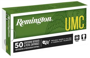 Remington Ammunition 23732 UMC  9mmLuger 147gr Full Metal Jacket 50 Per Box/10 Case