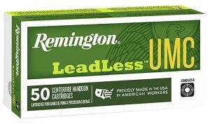 Remington Ammunition 23791 UMC Leadless 40S&W 180gr Flat Nose Enclosed Base 50 Per Box/10 Case