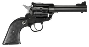 Ruger 0623 Single-Six Convertible 22 LR/22 WMR 6rd 4.62" Blued Alloy Steel Barrel, Cylinder & Frame, Black Checkered Rubber Grip Transfer Bar Safety, Exposed Hammer