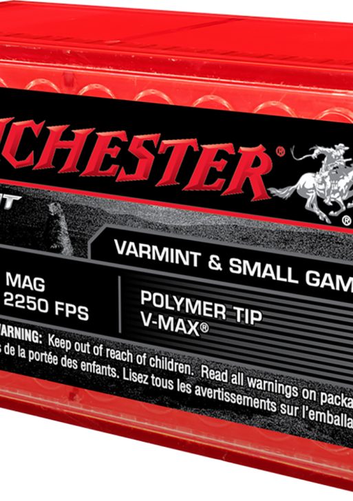 Winchester Ammo S22M2PT Varmint HV  22WMR 30gr Hornady V Max 50 Per Box/20 Case